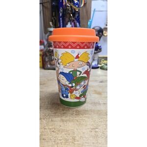 Nickelodeon 90s Nicktoon Christmas Tumbler Travel 2018 Coffee Mug W/silicone Lid